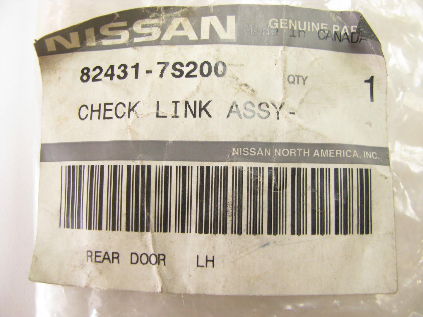 NEW GENUINE REAR LEFT Door Check Strap OEM For 2004-2005 Nissan Titan 824317S200