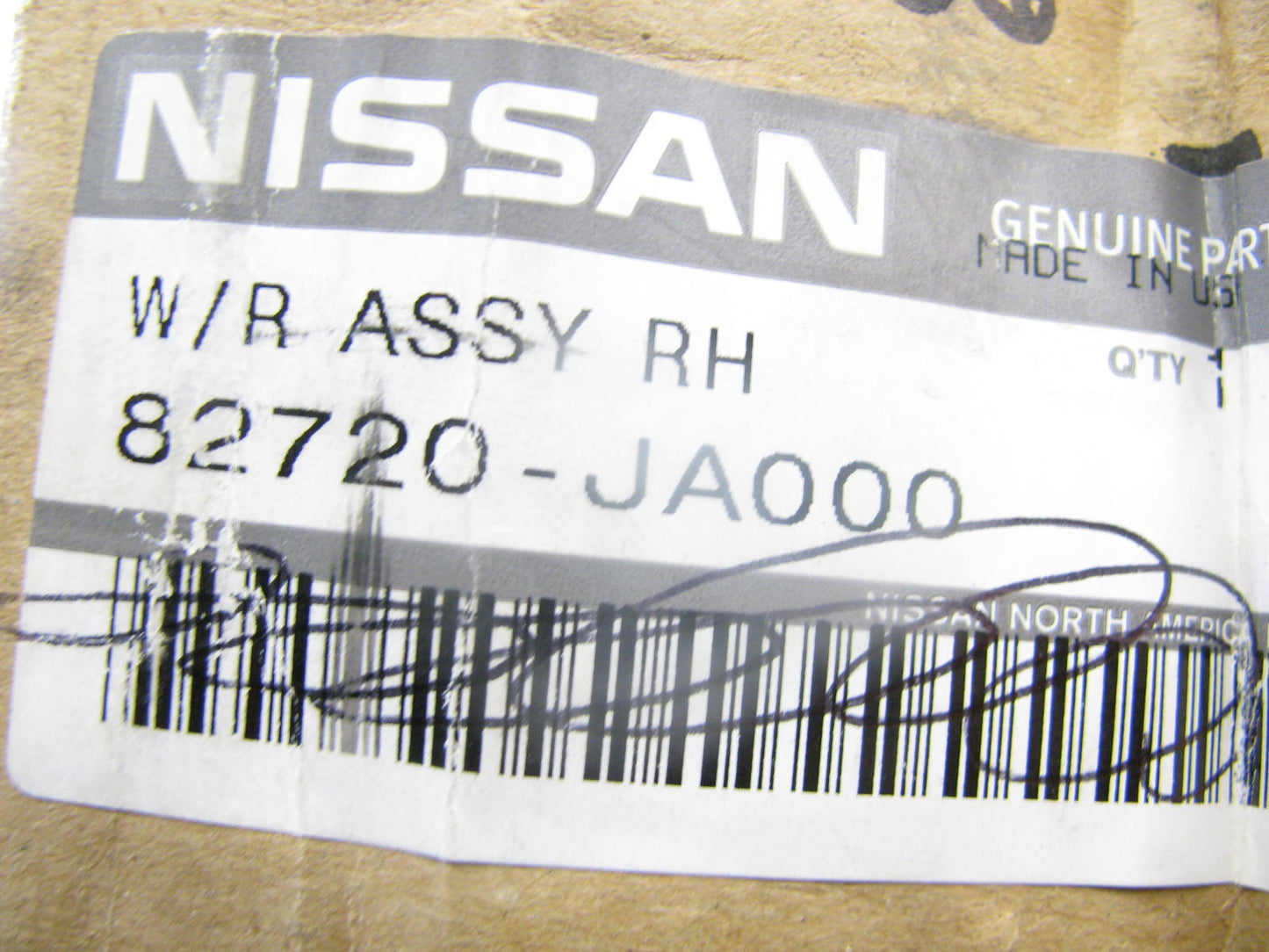 NEW OEM REAR RIGHT Window Regulator W/O Motor For 07-12 Altima 09-14 Maxima