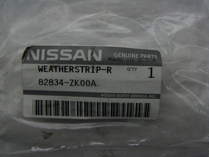 NEW - OEM 82834-ZK00A Rear Right Door Weatherstrip Seal For 04-08 Nissan Maxima