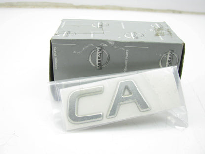 NEW Rear Trunk ''CA'' Badge Logo Emblem 84896-4Z100 OEM For 2000-03 Sentra 1.8L CA