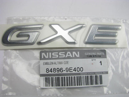 New OEM Trunk Lid *GXE* Badge Emblem Nameplate For 98-01 Altima 848969E400
