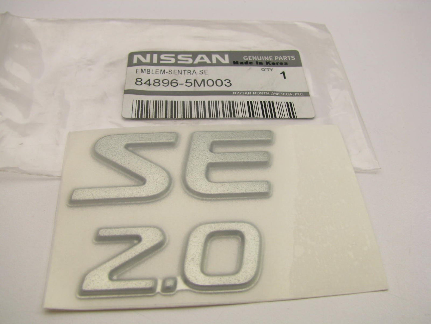 NEW GENUINE REAR Trunk Lid Emblem Nameplate SE, 2.0 OEM For Nissan 848965M003
