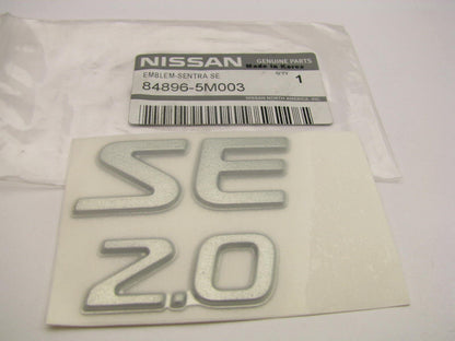 NEW GENUINE REAR Trunk Lid Emblem Nameplate SE, 2.0 OEM For Nissan 848965M003