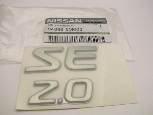 NEW GENUINE REAR Trunk Lid Emblem Nameplate SE, 2.0 OEM For Nissan 848965M003
