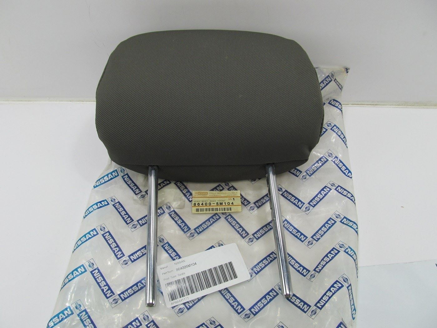 NEW - OEM 864005M104 Front Seat Head Rest CLOTH-STONE For 2000-04 Nissan Sentra