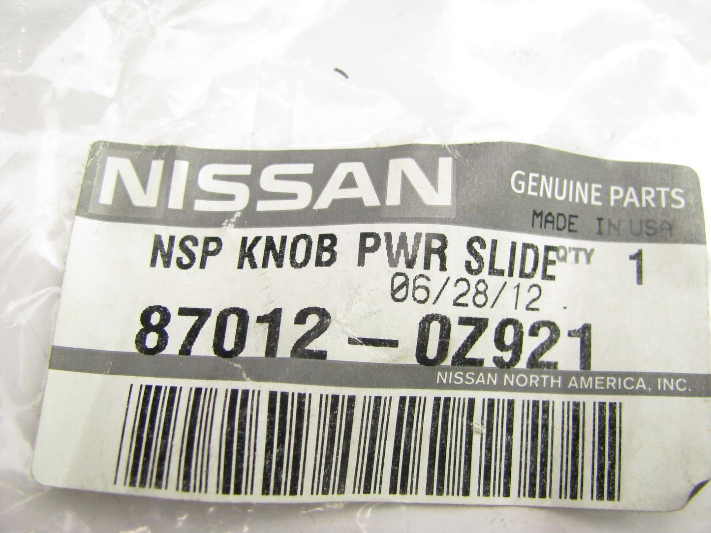 NEW GENUINE Front Right Power Seat Slide Switch Knob OEM For 00-01 Nissan Altima