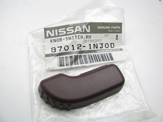 New OEM Front Right Passenger Side Seat Slide Knob Brown For Infiniti 870121NJ0D