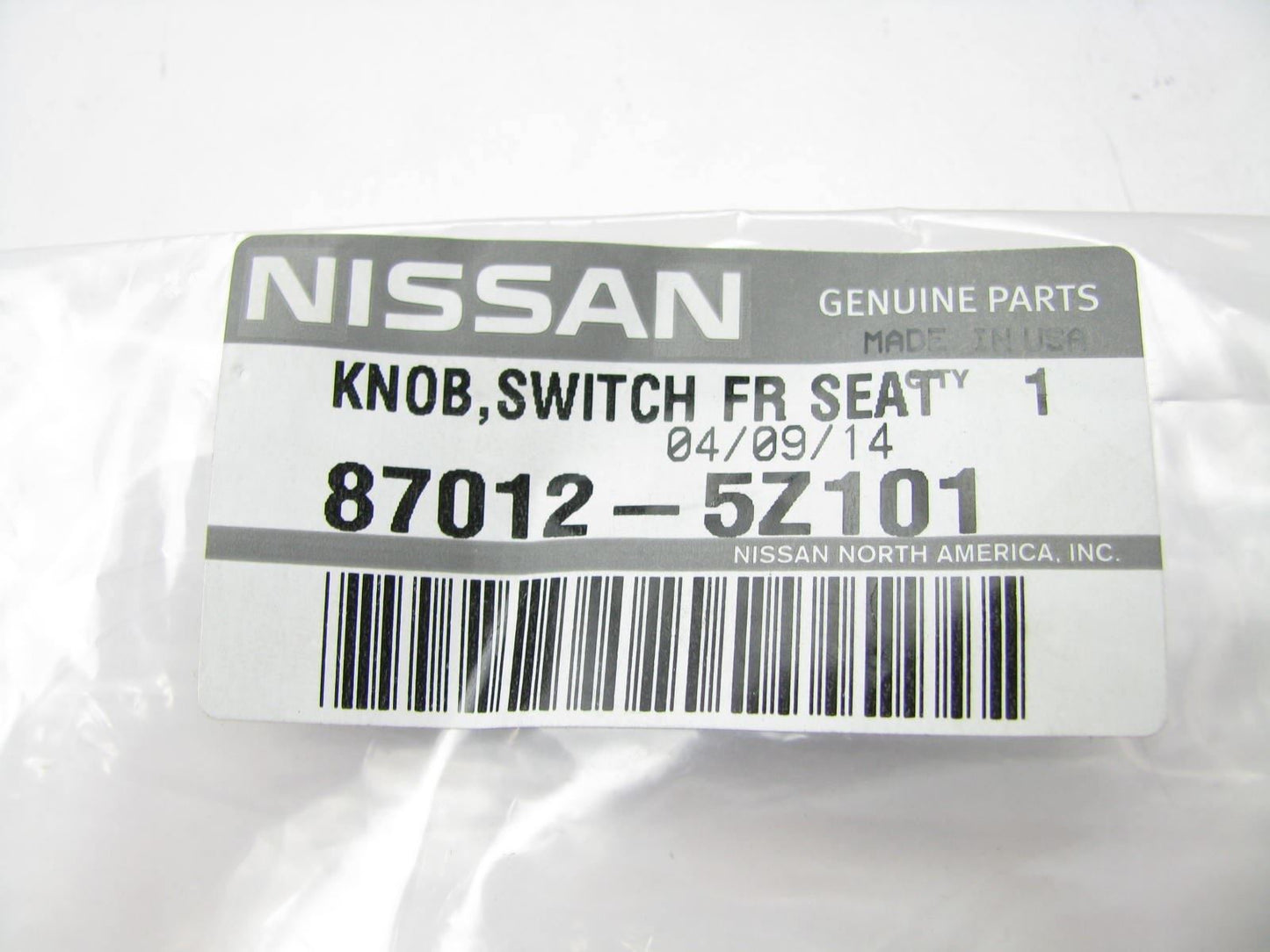 NEW GENUINE FRONT LEFT Power Seat Slide Switch Knob OEM For Nissan 870125Z101