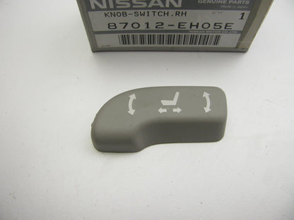NEW GENUINE FRONT LEFT Power Seat Slide Button Knob Gray OEM For 2007-10 M35 M45