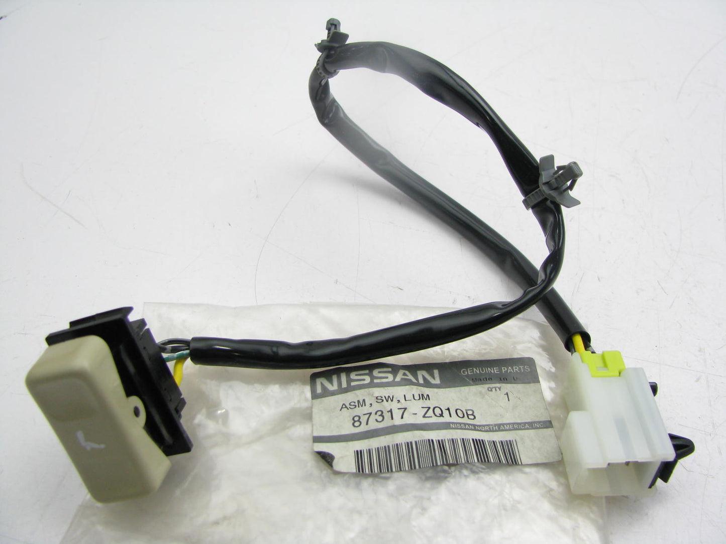 NEW - OEM 87317-ZQ10B Front Left Lumbar Seat Switch For 2008 Infiniti QX56