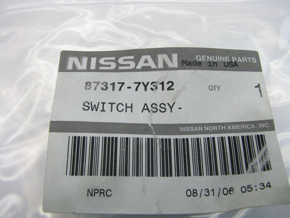 New OEM Front Left Side Seat Lumbar Adjust Switch For 04-08 Nissan Maxima