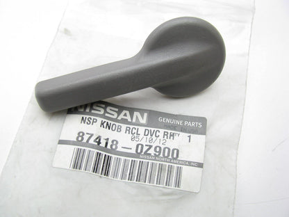 New Genuine OEM FRONT RIGHT SIDE Seat Recline Knob For 00-01 Altima 874180Z900