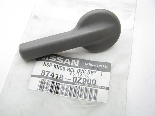 New Genuine OEM FRONT RIGHT SIDE Seat Recline Knob For 00-01 Altima 874180Z900