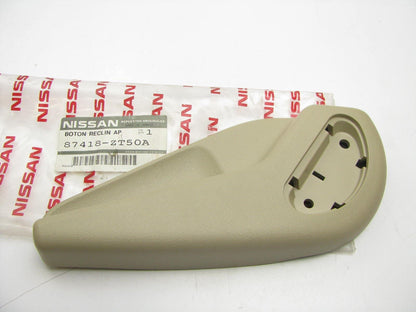 NEW FRONT RIGHT Seat Back Recliner Adjust Handle Knob OEM For 10-12 Sentra BEIGE