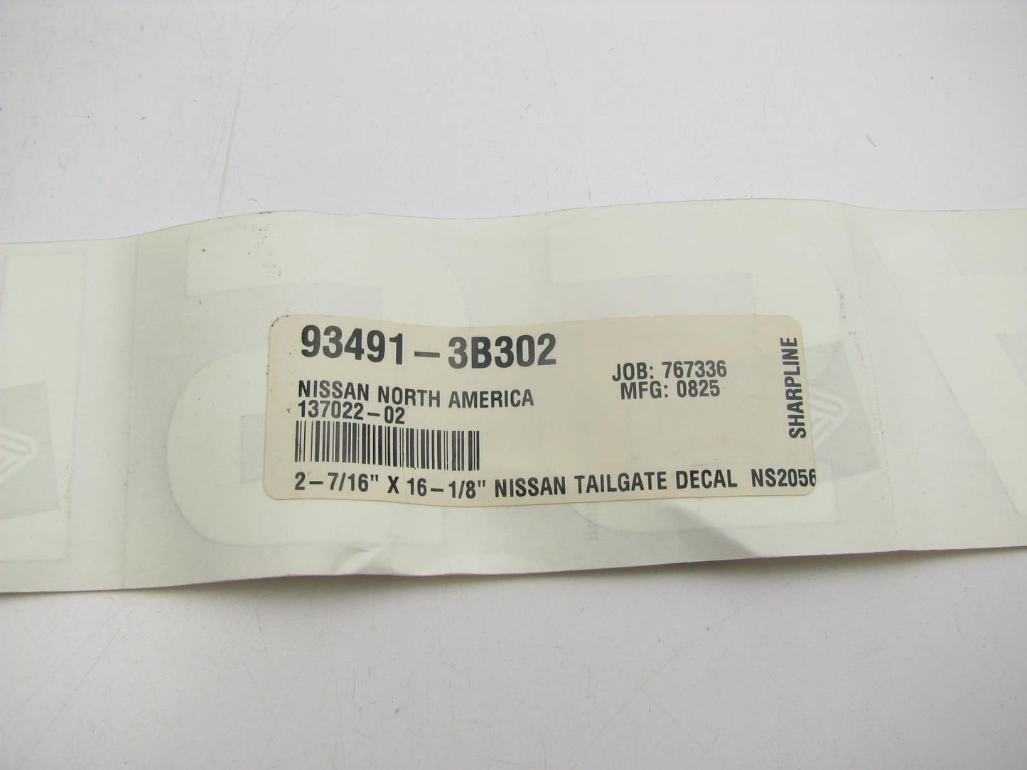 NEW GENUINE Rear Back Glass Window Label OEM For 1995-1996 Nissan Pickup D21