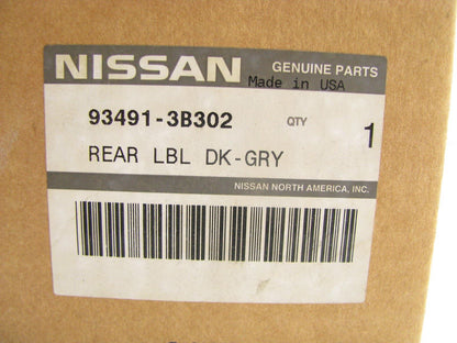 NEW GENUINE Rear Back Glass Window Label OEM For 1995-1996 Nissan Pickup D21