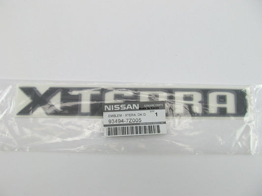 NEW GENUINE Dark Gray Liftgate Emblem For 2000-2001 Nissan Xterra 93494-7Z005