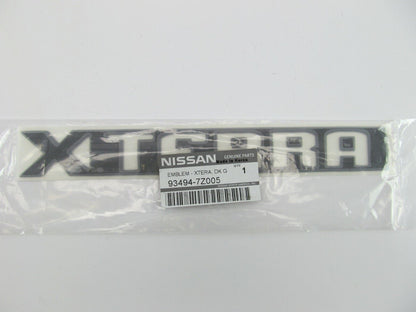 NEW GENUINE Dark Gray Liftgate Emblem For 2000-2001 Nissan Xterra 93494-7Z005