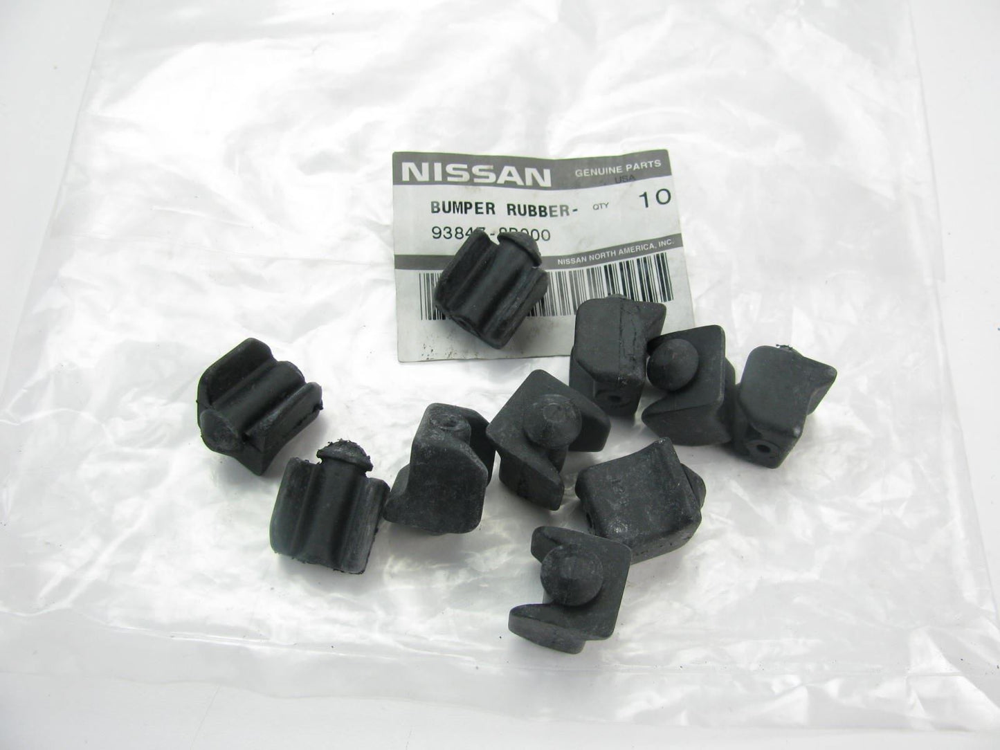 10 PCS - Tailgate Stop Rubber Bumper Pads OEM For 98-04 Frontier  938478B000