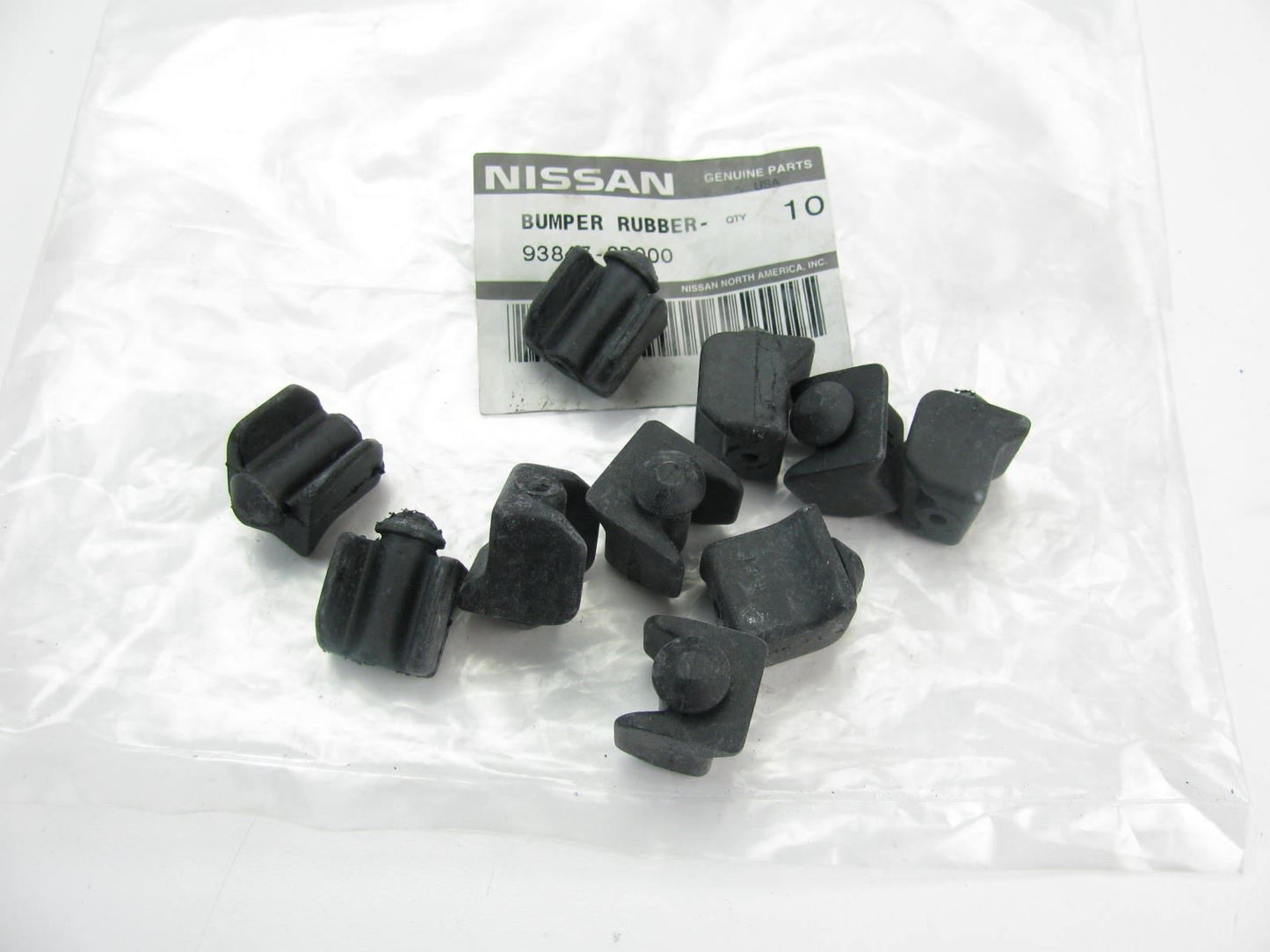 10 PCS - Tailgate Stop Rubber Bumper Pads OEM For 98-04 Frontier  938478B000