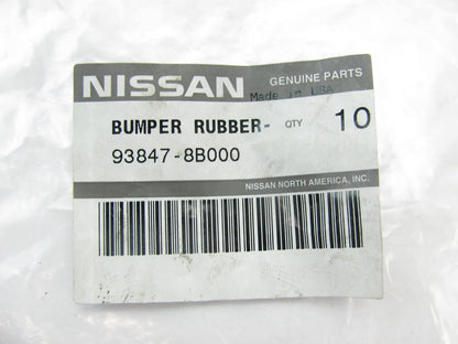 10 PCS - Tailgate Stop Rubber Bumper Pads OEM For 98-04 Frontier  938478B000