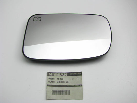 NEW LEFT Side View Mirror Glass ONLY Heated OEM For 95-98 Quest 963661B000