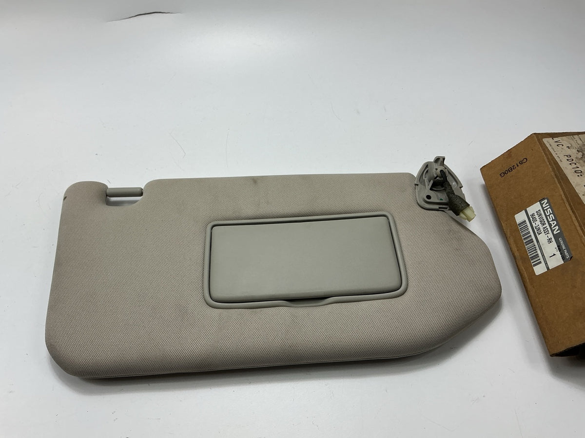 NON-USA Sticker See Photos - NEW OEM For Nissan Right Sun Visor 964003JN0A