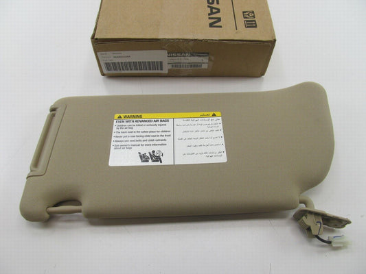 NEW GENUINE Right Passengers Side Sunvisor OEM For 2009-2011 Nissan Pathfinder