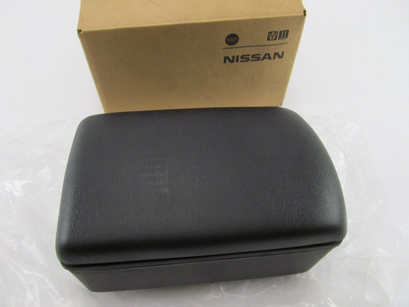 NEW - Genuine OEM For 2000-2001 Nissan Altima BLACK Center Console Armrest Lid