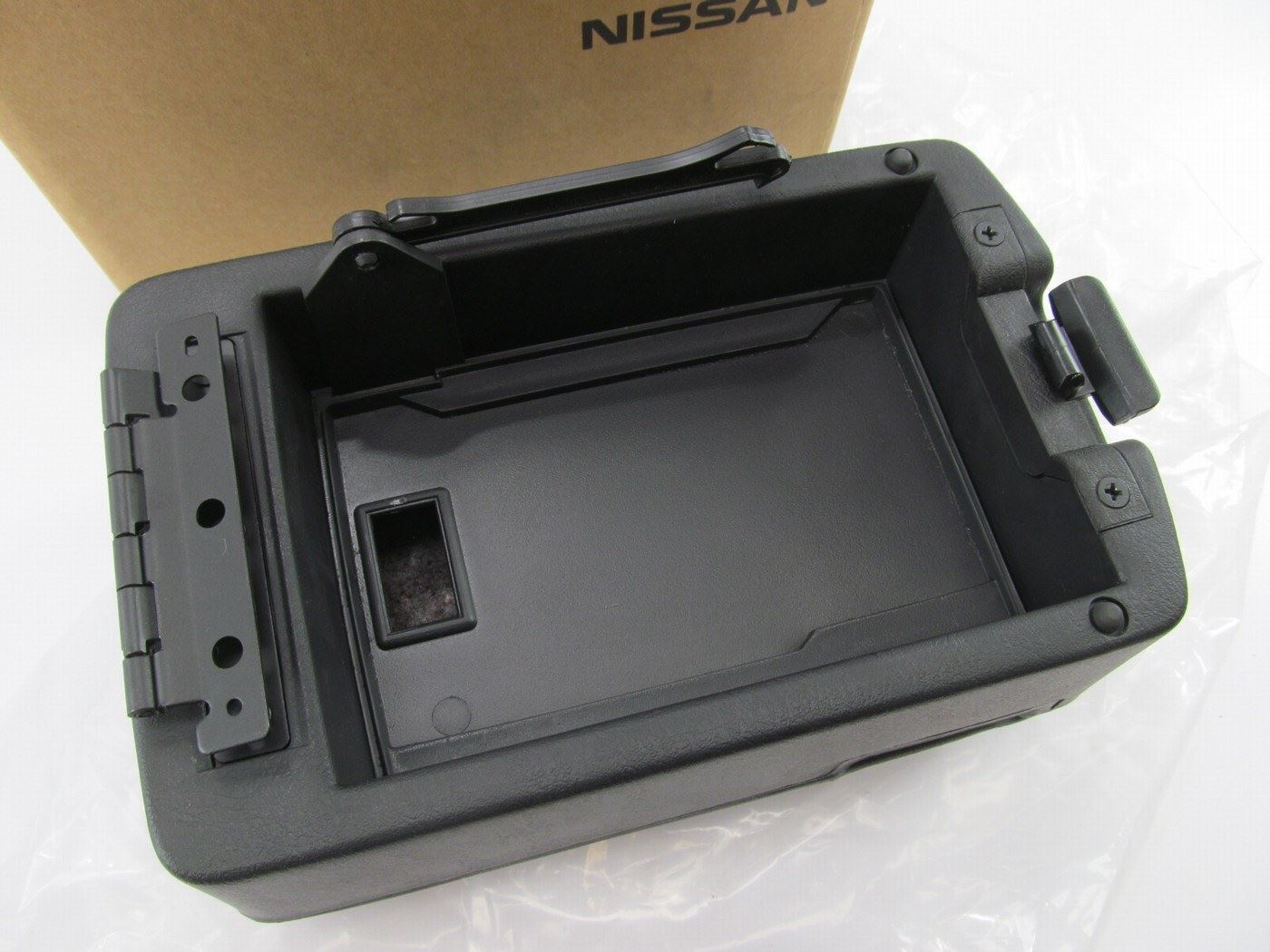 NEW - Genuine OEM For 2000-2001 Nissan Altima BLACK Center Console Armrest Lid