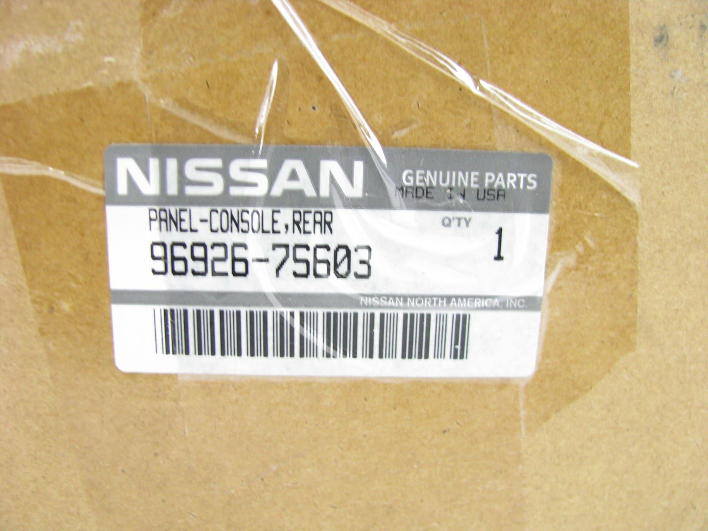 New OEM Front Console Rear Panel Trim Bezel Beige Tan For 04-07 QX56, 2007 Titan