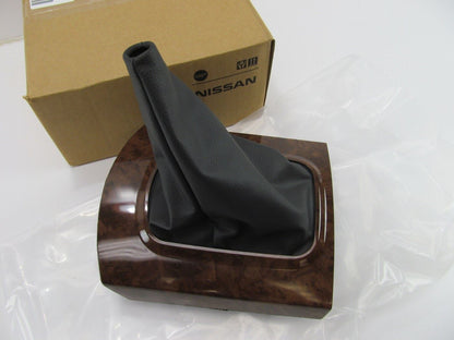 New OEM Manual Transmission Shift Boot Bezel Trim WOOD GRAIN For 02-04 Altima