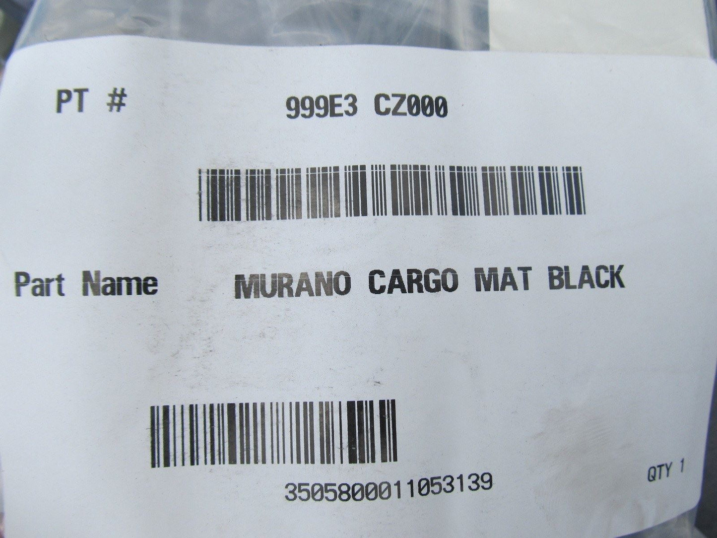 NEW Rear Trunk Black Carpeted Cargo Tray Floor Mat For 2009-2014 Nissan Murano
