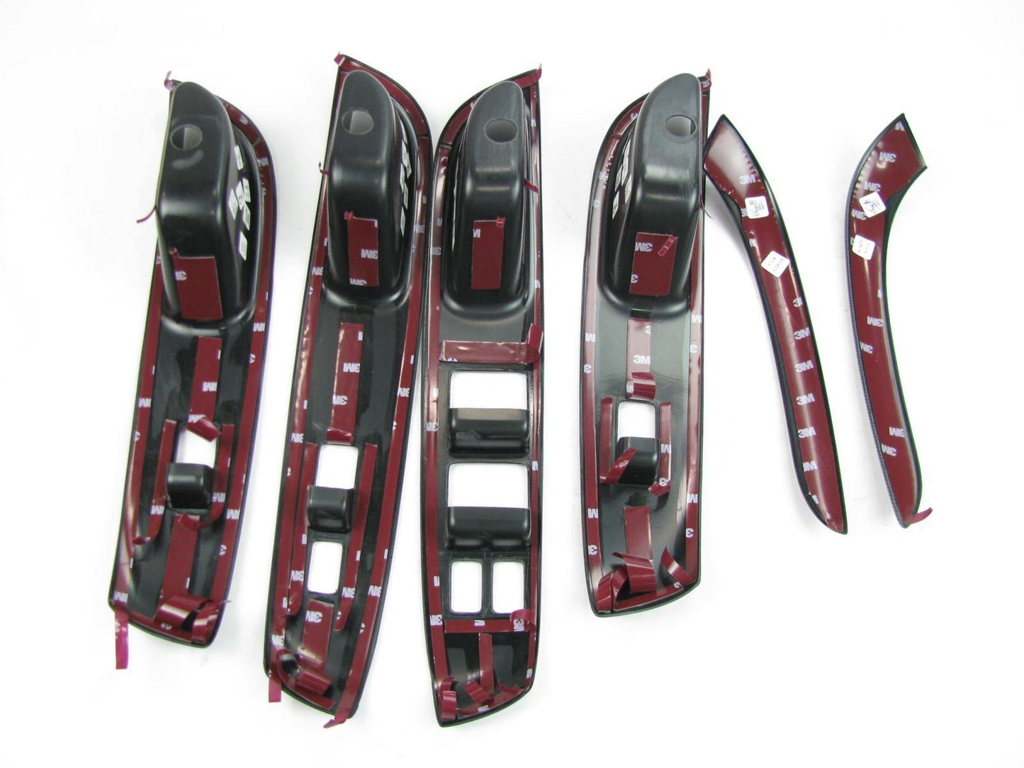 Silver Carbon Fiber Interior Trim Bezel Set OEM For 2012-2014 Nissan Versa SEDAN