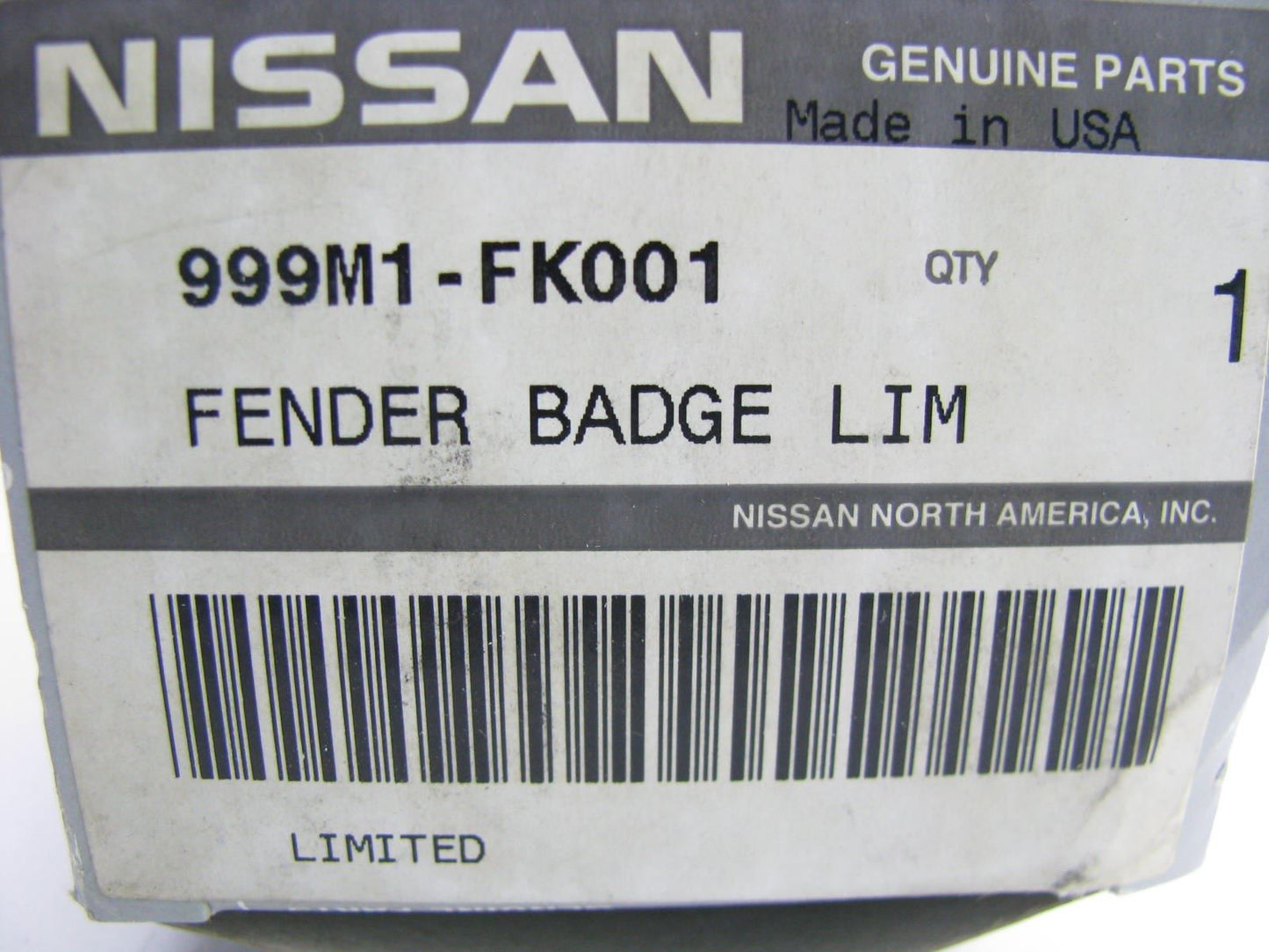 NEW GENUINE LIMITED Emblem Badge OEM For Nissan (Limited Edition) 999M1FK001
