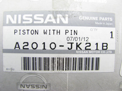 A2010JK21B New Genuine Engine Piston W/ Pin STANDARD SIZE OEM For 2006-2008 350Z