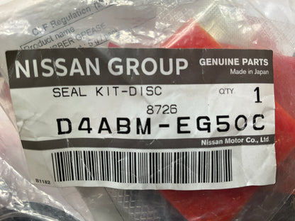 (2) NEW Brake Caliper Rebuild Repair Seal Kits OEM For Nissan D4ABM-EG50C
