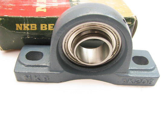 NKB HCAK206-19 Pillow Block Bearing - 1-3/16'' Bearing 2 Bolt 4.763'' Hole To Hole