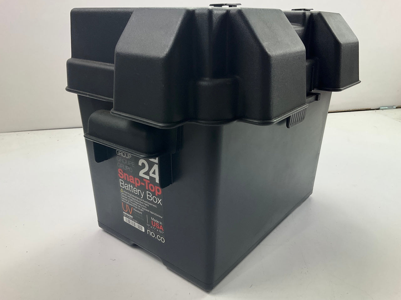 NOCO Snap-Top HM300BK Battery Box, Group 24, 12V Outdoor Waterproof Battery Box