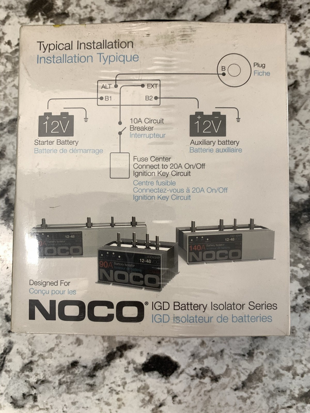 Noco IGK1550 Battery Isolator Installation Kit