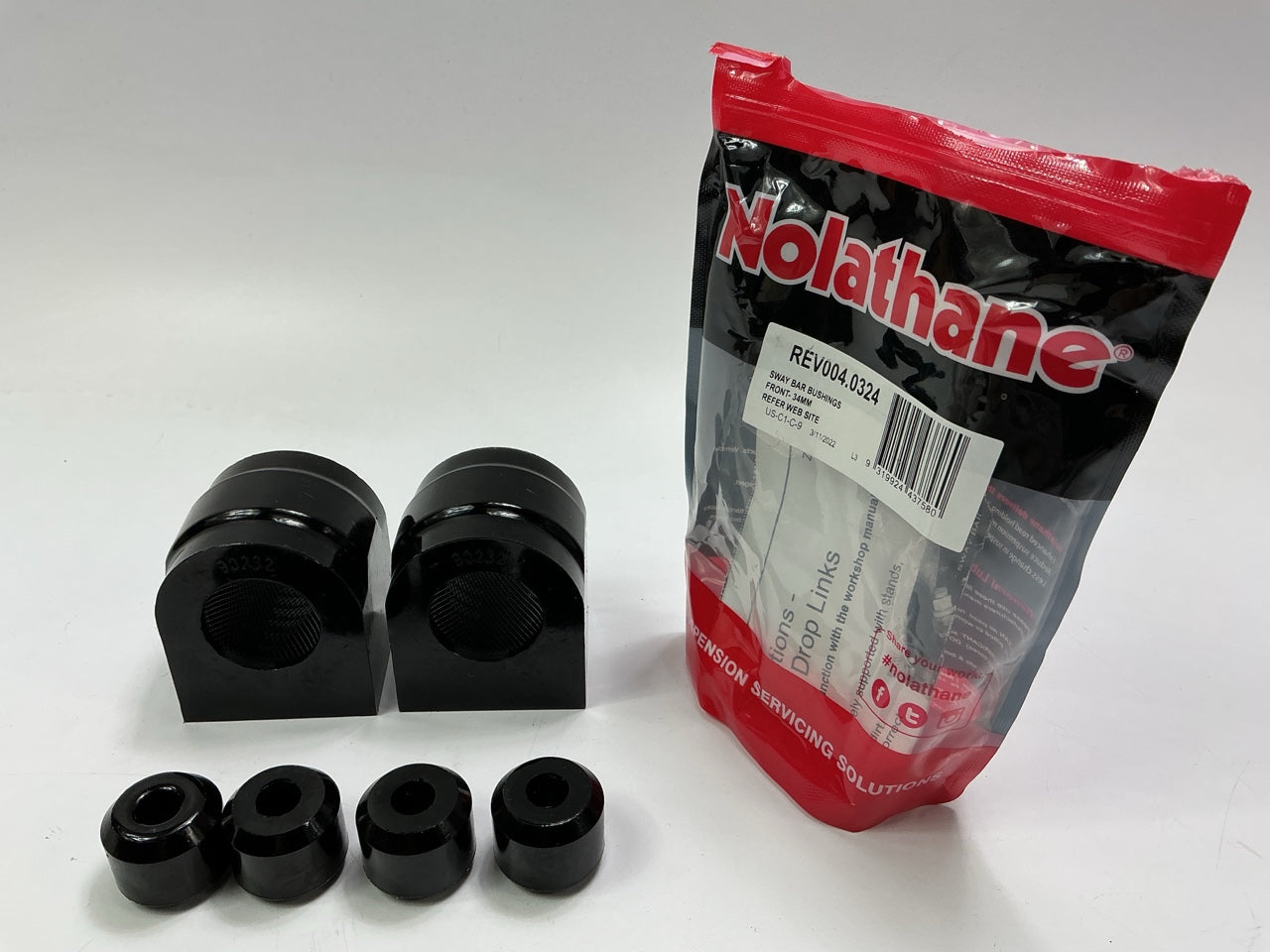 OPEN PACK - Nolathane Front Sway Bar Bushing Kit - 2004-2006 Ford F-150 4WD 4X4