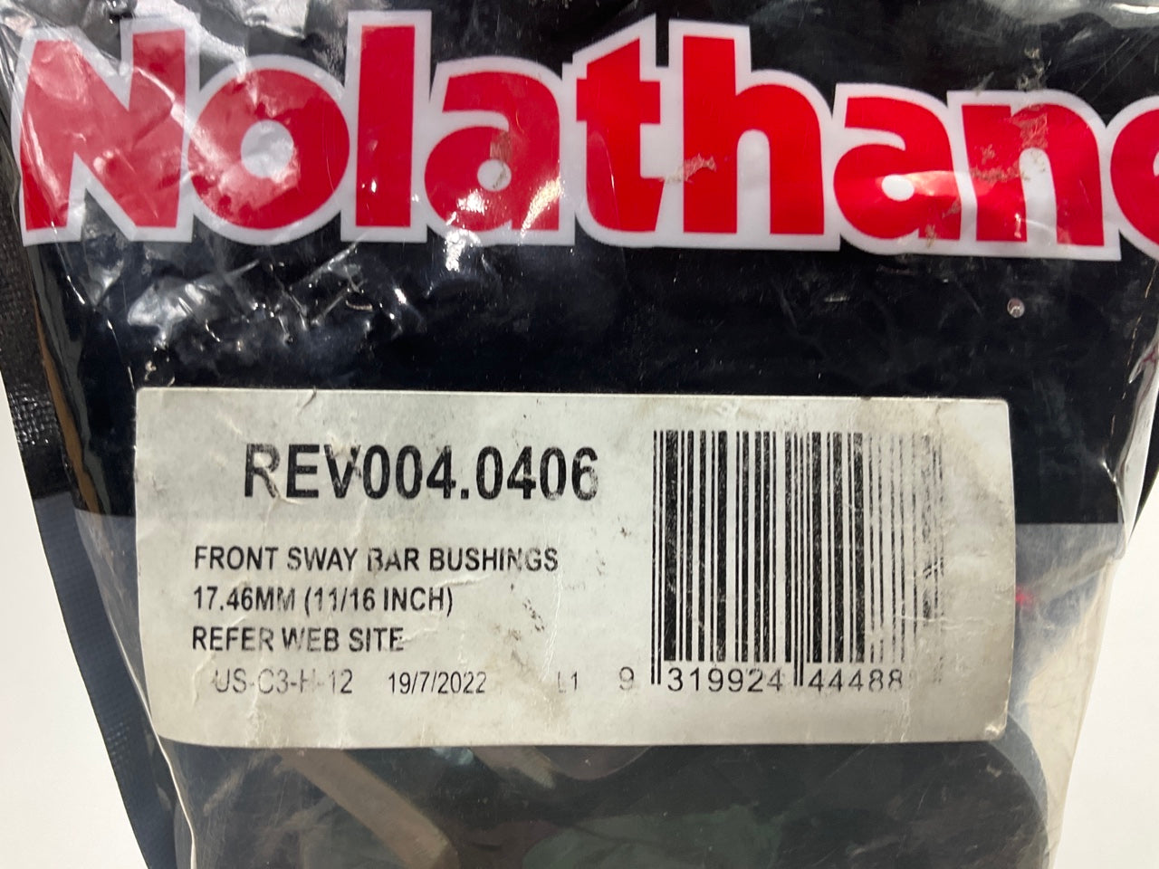Nolathane REV004.0406 Front Sway Bar Bushing Kit - 1967-1969 Camaro, 69-74 Nova