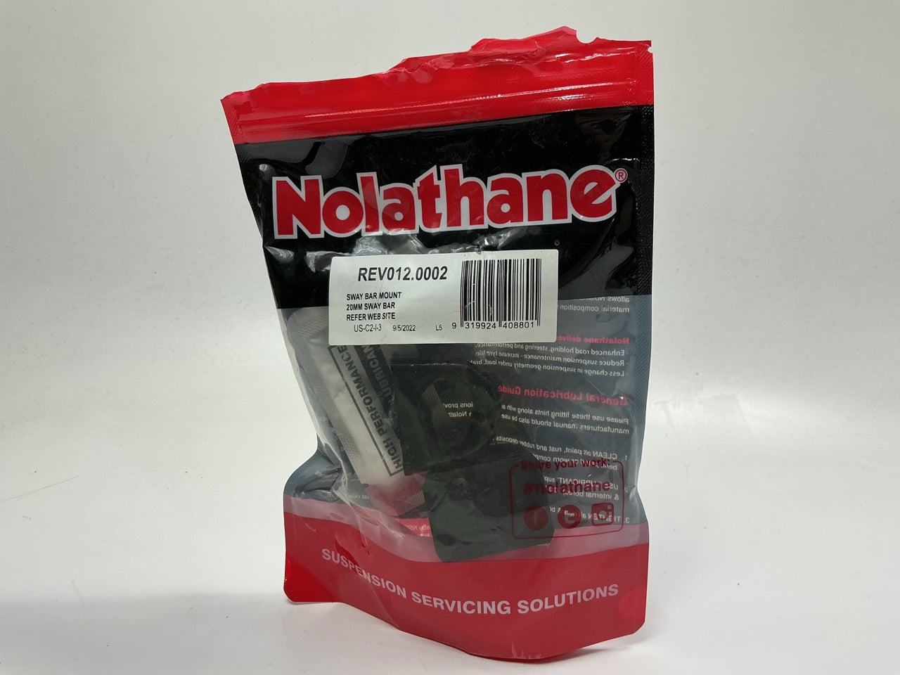 Nolathane REV012.0002 Rear To Frame Suspension Stabilizer Sway Bar Bushings