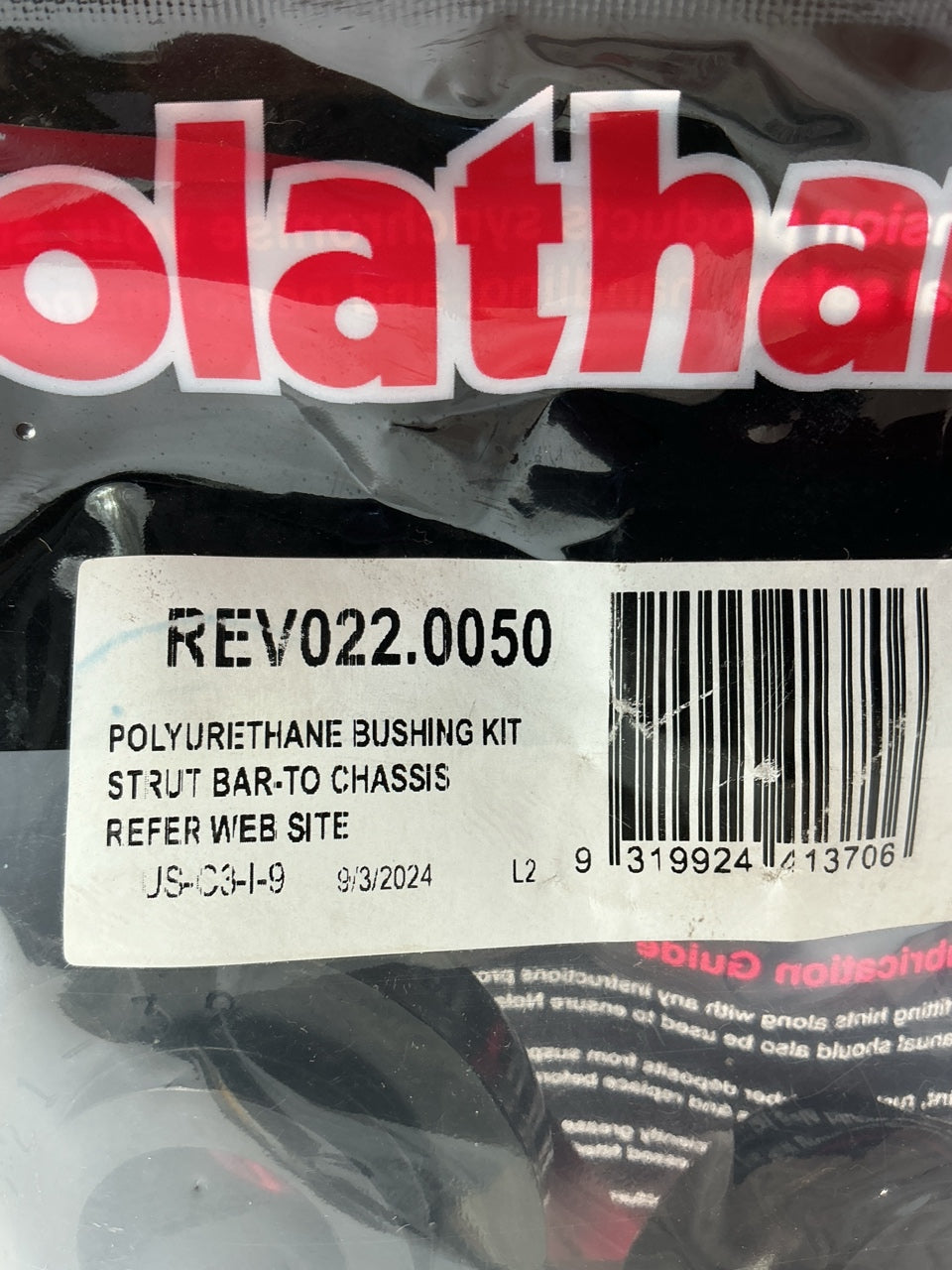 Nolathane REV022.0050 Front Rearward Radius Arm Strut Rod To Chassis Bushing Kit
