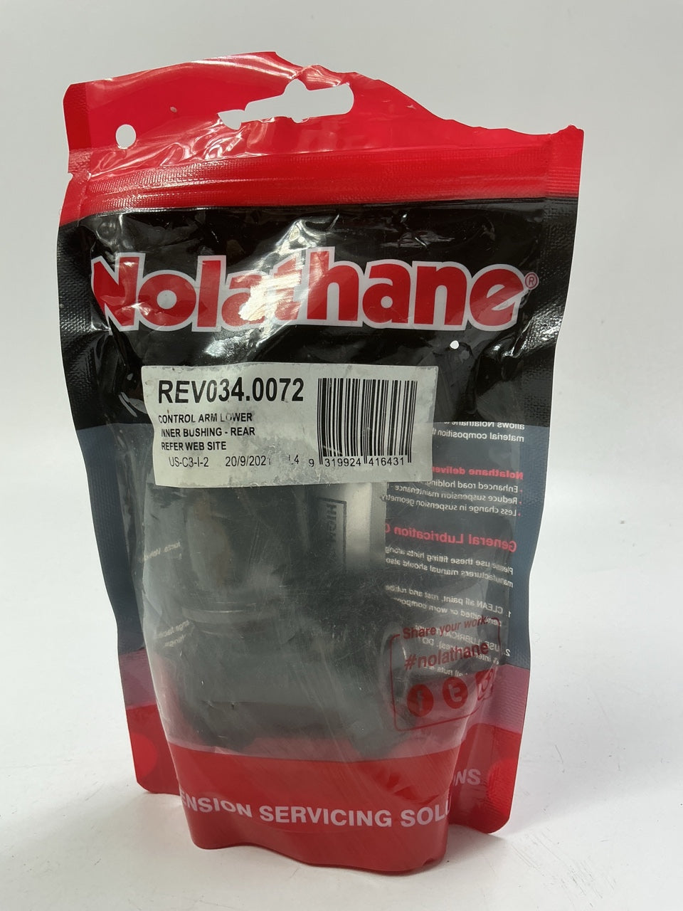 Nolathane REV034.0072 Rear Lower Control Arm Inner Bushing - 1996-00 Toyota RAV4