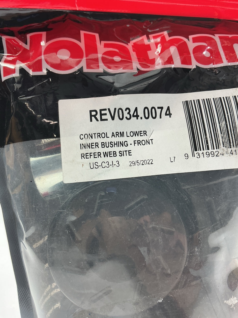 Nolathane REV034.0074 Front Lower Inner Suspension Control Arm Bushing Kit