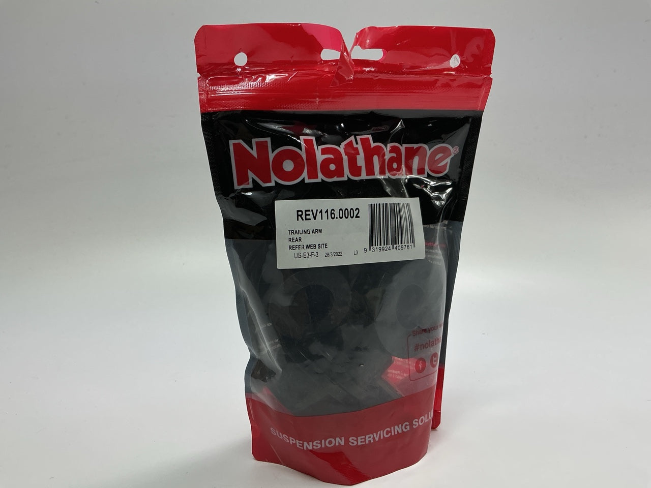 Nolathane REV116.0002 Rear Rearward Lower Trailing Arm Bushing Kit