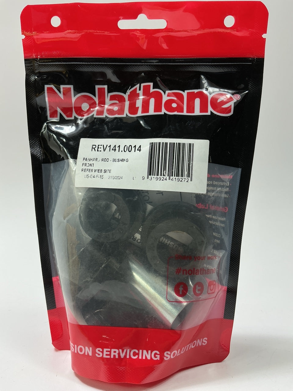 Nolathane REV141.0014 Front Suspension Track Bar Bushing Kit