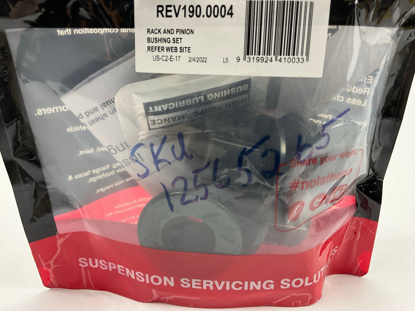 Nolathane REV190.0004 Rack And Pinion Bushing Kit For 01-07 Ram Truck 2WD ONLY
