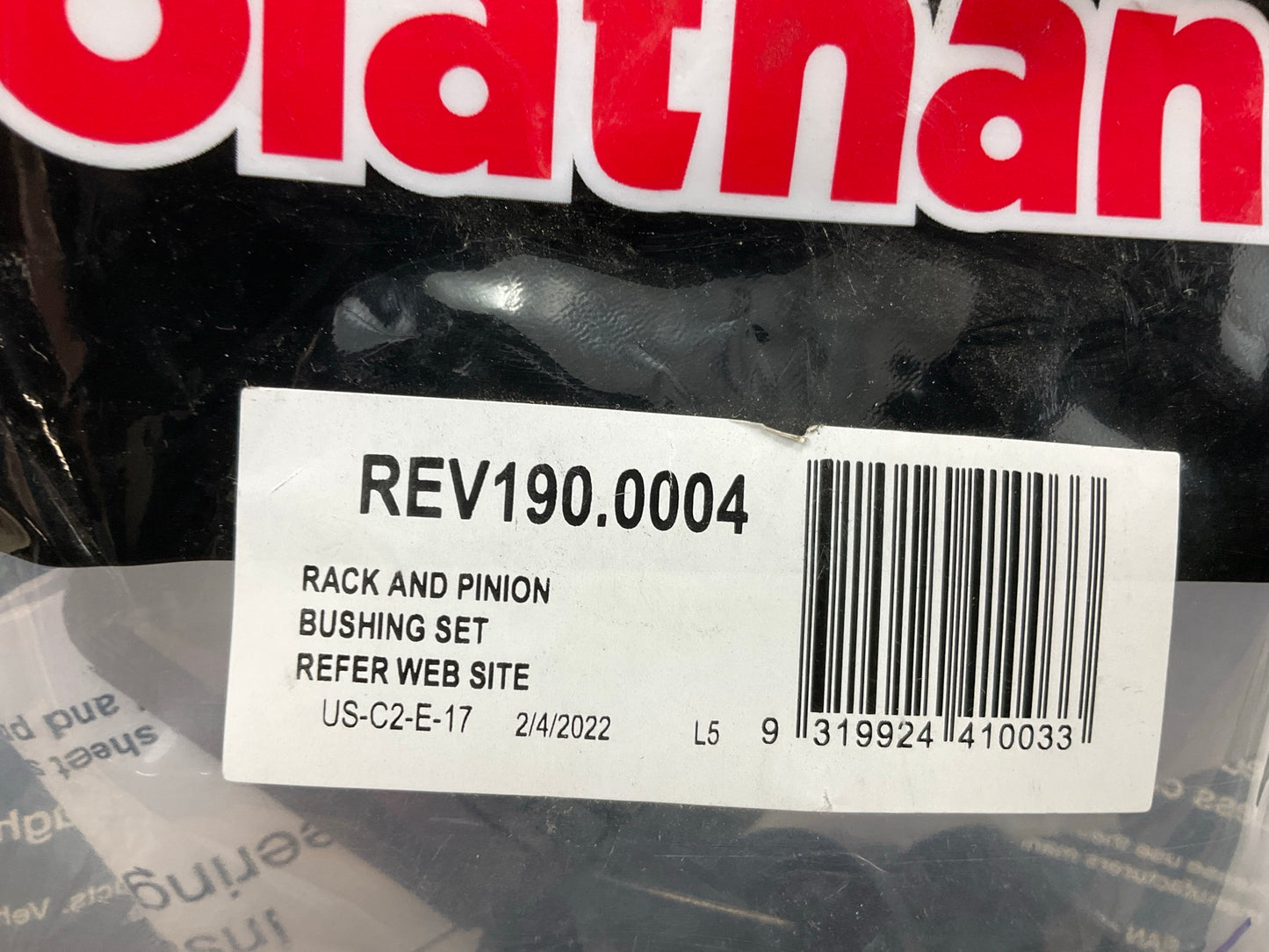 Nolathane REV190.0004 Rack And Pinion Bushing Kit For 01-07 Ram Truck 2WD ONLY